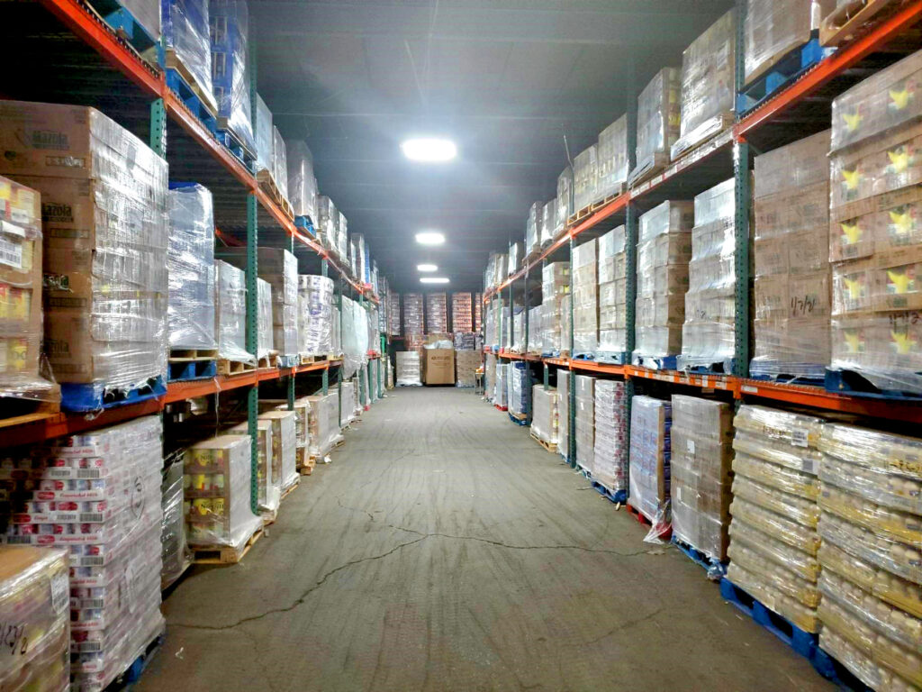 warehouse aisle