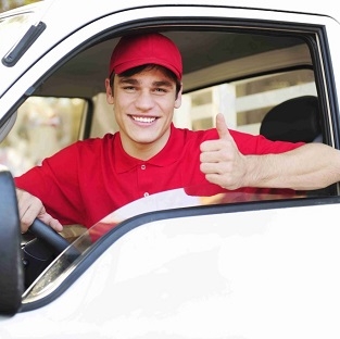 driver giving thumb up