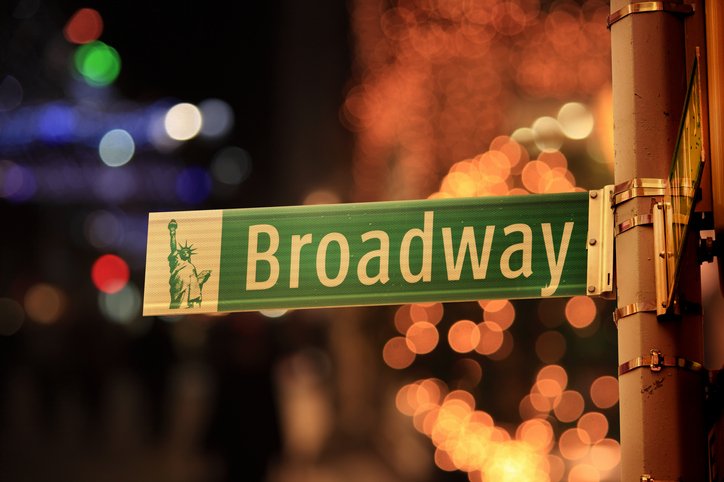 Broadway street sign